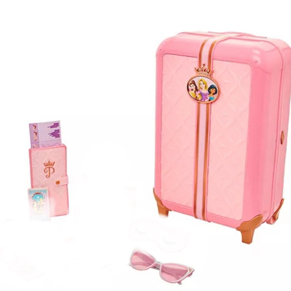 Disney Princess Style Collection Pink Play Suitcase Travel rollon luggage